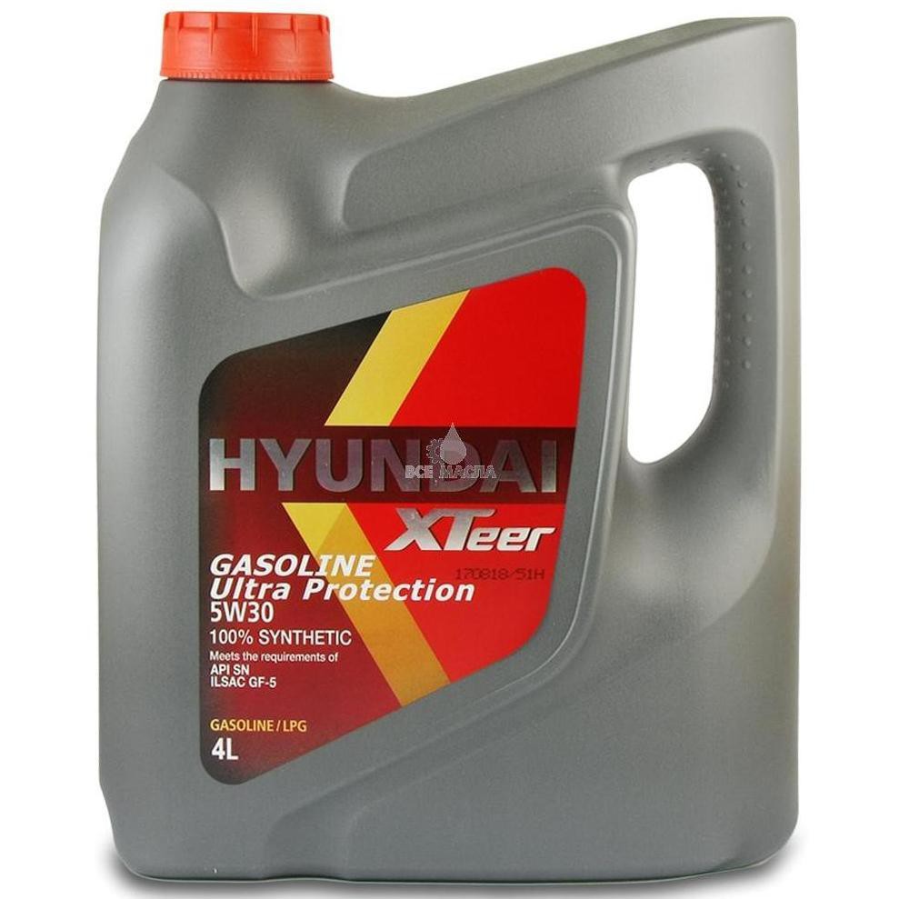 Nhớt ô tô full tổng hợp hyundai xteer gasoline ultra protection 5w30 4l sn