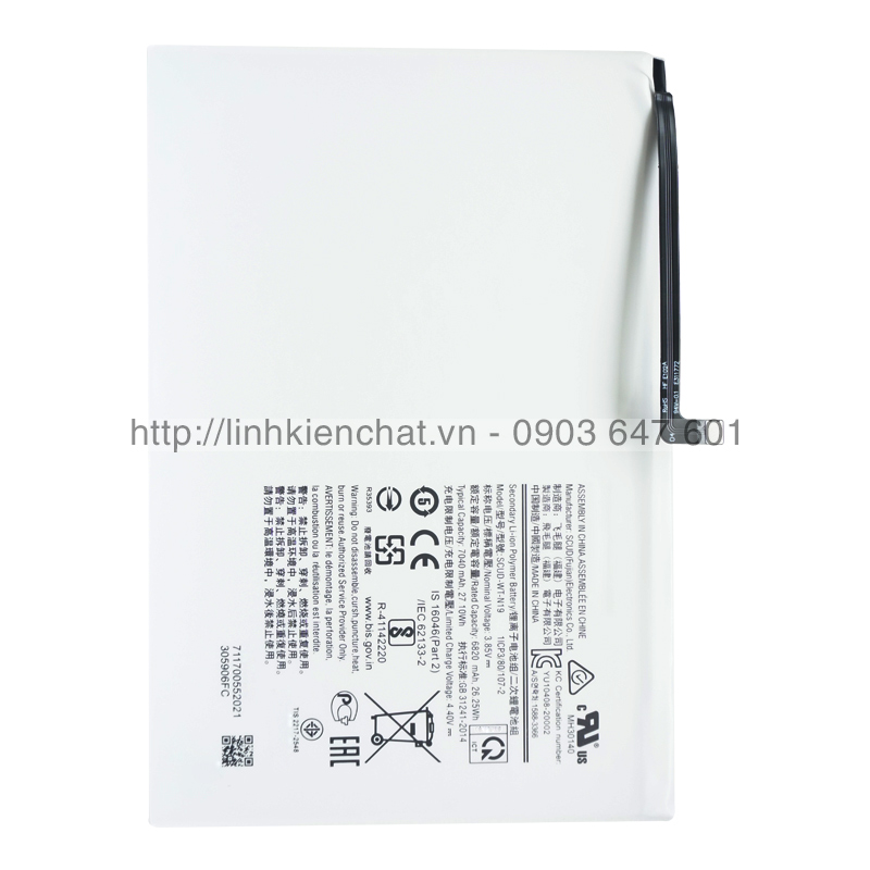 Pin máy tính bảng samsung galaxy tab a7 10.4 7040mah zin
