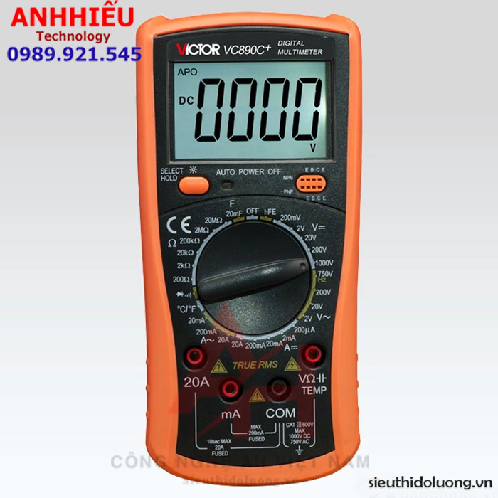 Victor vc890c + đồng hồ vạn năng điện tử victor vc890c+ giá rẻ victor vc-890c+ chính hãng victor vc 890c +