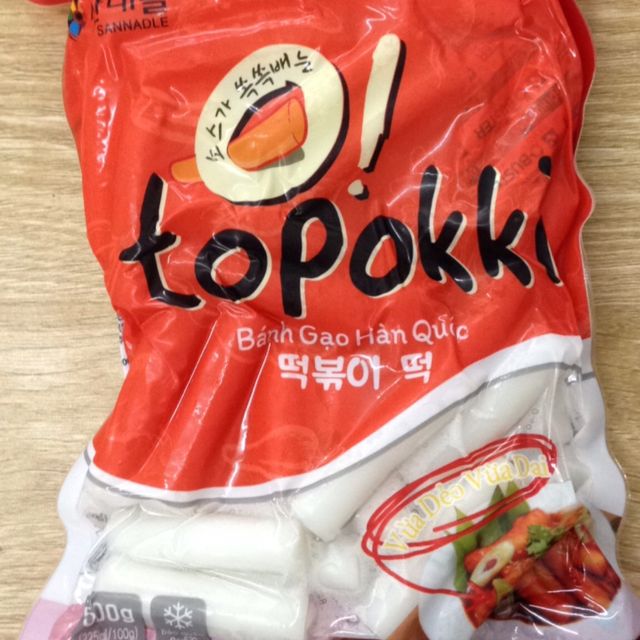 500G BÁNH GẠO TOPOKKI TRUYỀN THỐNG NGON, HÀNG MỚI_TiTiMart