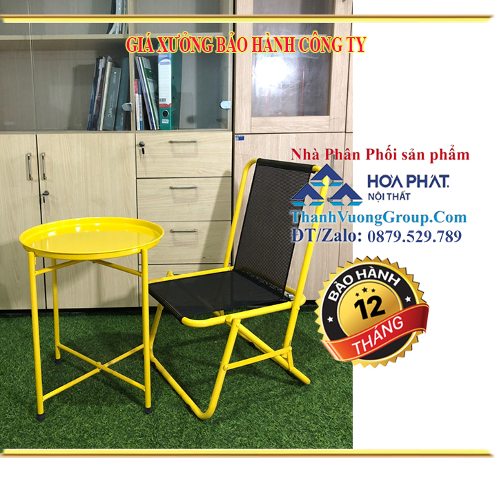 [Giá xưởng bảo hành 12T]Ghế xếp khung sơn tĩnh điện vải lưới , ghế cafe trà chanh