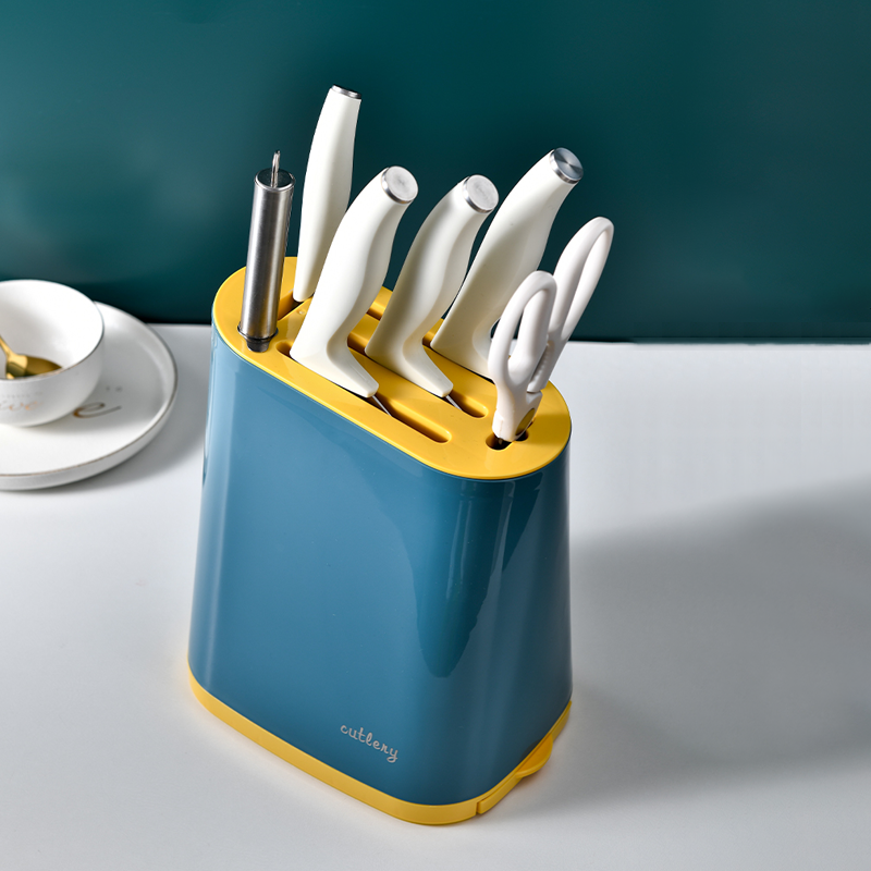 Kệ dắt dao nhựa kệ đựng dao có khay hứng nước Canashop