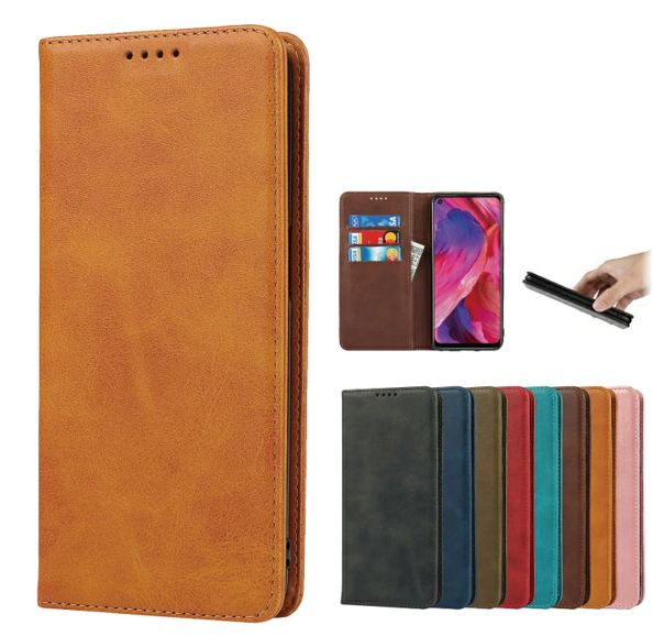 Bao Da Điện Thoại Nắp Gập Oppo A16k/ A95/ A55 May Viền Cao Cấp , Có Ngăn Đựng Thẻ