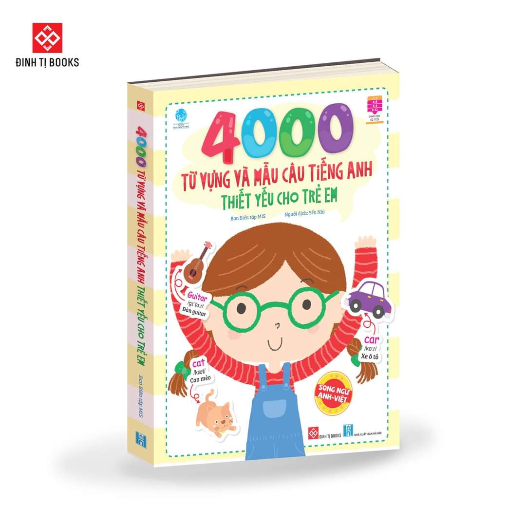 Sách 4000 Từ Vựng Và Mẫu Câu Tiếng Anh Thiết Yếu Cho Trẻ Em
