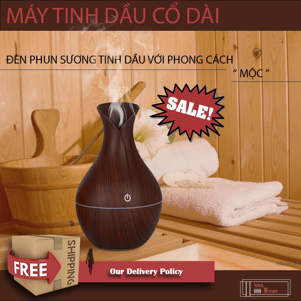 Máy Xông Tinh Dầu, Máy Phun Sương, Máy Khuếch Tán Tinh Dầu, Máy Phun Tinh Dầu - Thanh Lọc Không Khí, Giảm Bụi Bẩn, Khử ION, Cải Thiện Sức Khỏe, Giúp Giảm Căng Thẳng - Khả Năng Lan Tỏa Mùi Hương Tuyệt Vời-[QUÀ TẶNG HOT] 01 Tinh Dầu Trị Giá 70k!!!