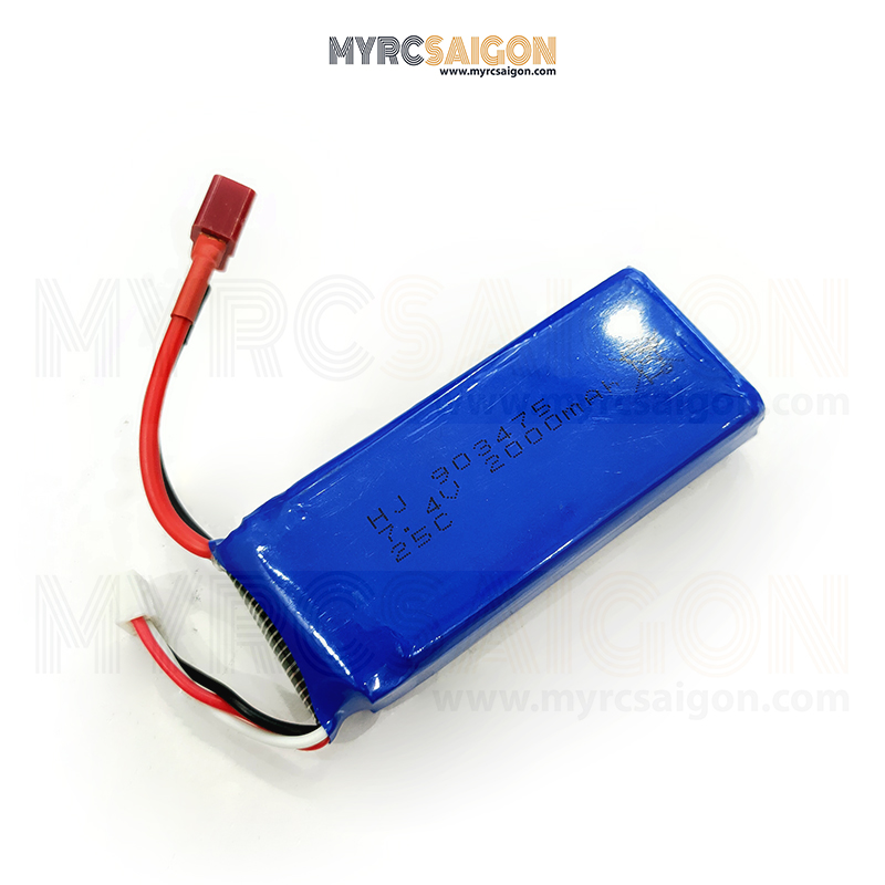 Pin lipo 2s 7.4v 2000mah 25c
