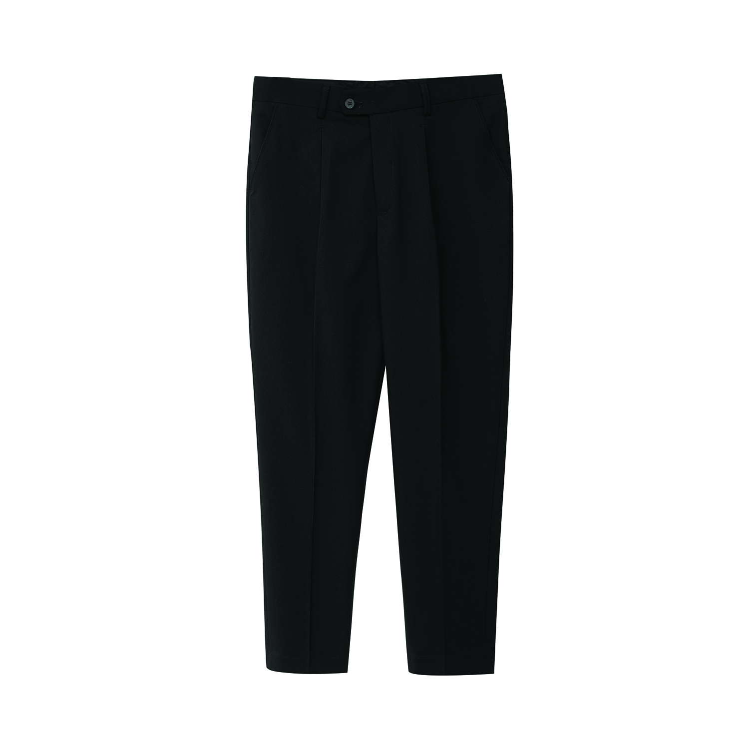 Quần Âu Nam, Quần tây nam LEDOR Basic form Regular-fit 2 màu đen, xanh đen, trưởng thành, lịch lãm