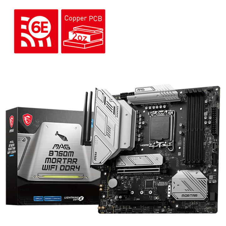 Mainboard msi mag b760m mortar wifi ddr4