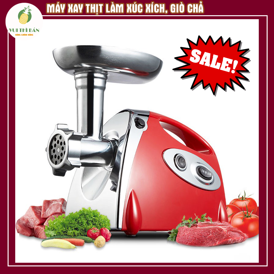 Máy xay thịt, máy làm xúc xích, giỏ, chả bestware công suất 2800w - bảo hành 1 năm