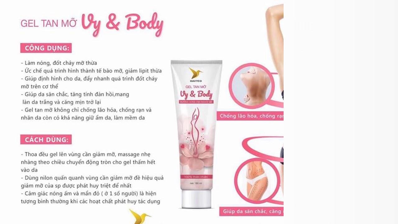 Xã kho gel tan mỡ gừng quế vy & body 150ml