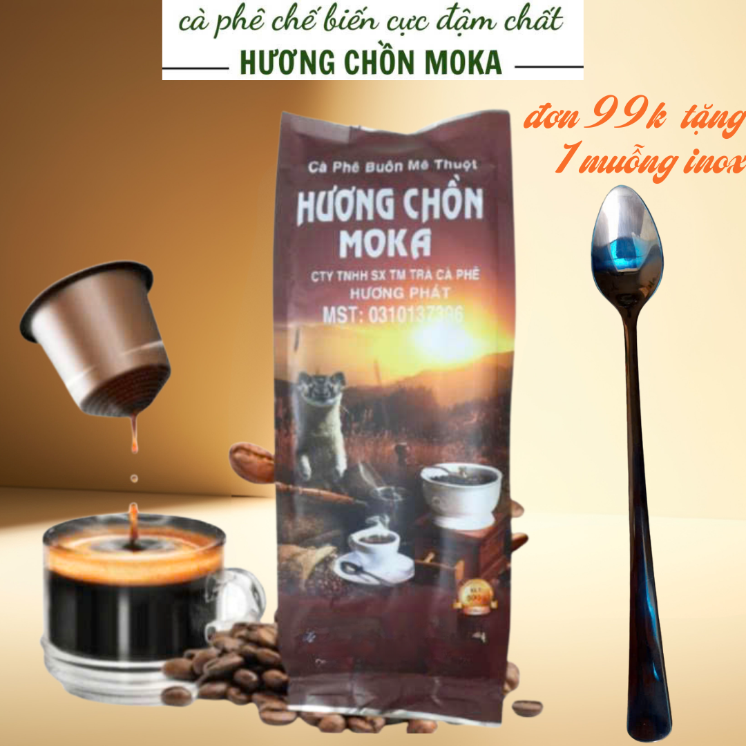 cà phê "chế biến" CULI THƯỢNG HẠNG được đặc chế dành cho pha phin truyền thống, vị đậm, cực thơm, cực chất ( 500g/ 1KG )