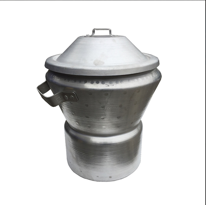 Nồi chõ nấu đồ xôi, hấp cách thủy nhôm đúc đa năng loại 1kg