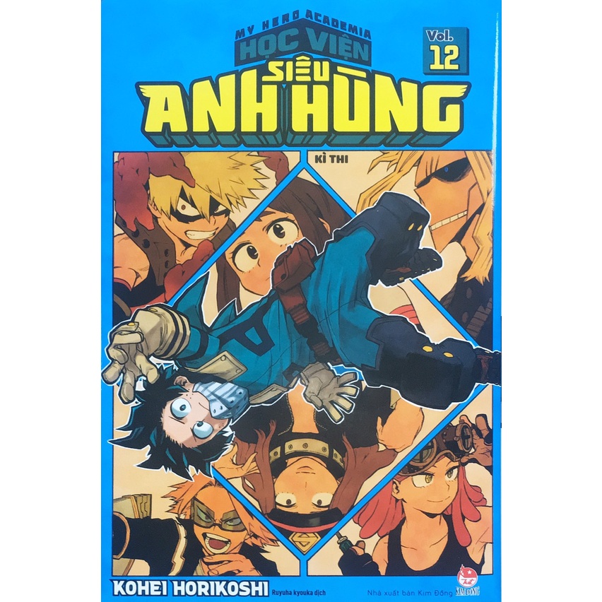 Sách - KĐ - Học viện siêu anh hùng - vol 12: Kì thi - NXB Kim Đồng