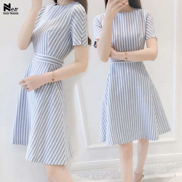 Đầm Thun Kẻ Sọc