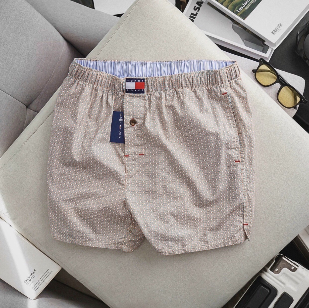 Quần đùi xuất khẩu Loại 1 chất cotton thoáng mát mịn mượt