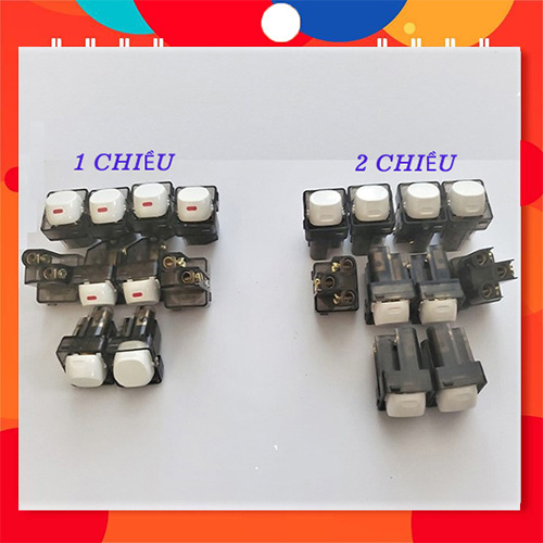 Hạt công tắc lioa 10a - hạt công tắc tròn lioa 1 chiều & 2 chiều