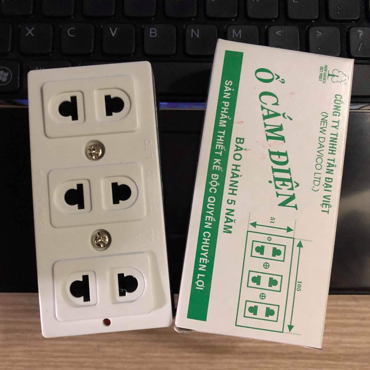 [HCM]Ổ cắm điện có màng che Davico