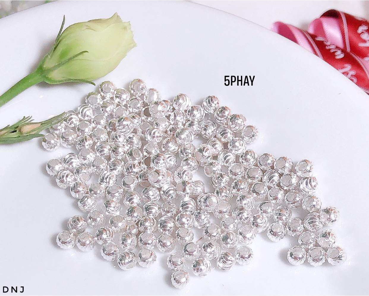 Bi bạc ta 5mm charm