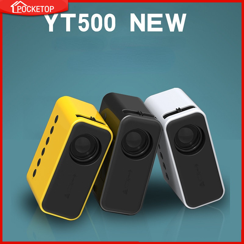 POCKETOP Máy chiếu gia đình máy chiếu điện thoại di động mini cầm tay trẻ em