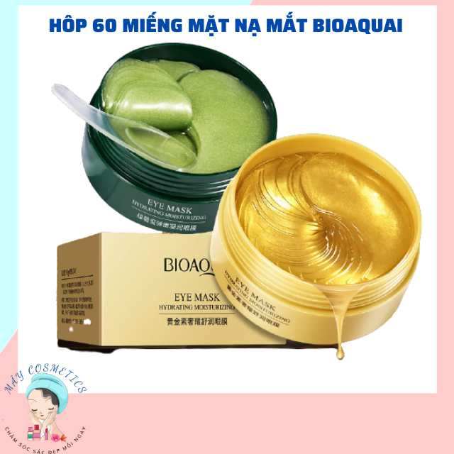 [HCM]HỘP 60 Miếng Mặt Nạ Mắt BIOAQUA MẶT NẠ GIẢM QUẦNG THÂM LÃO HÓA MẮT