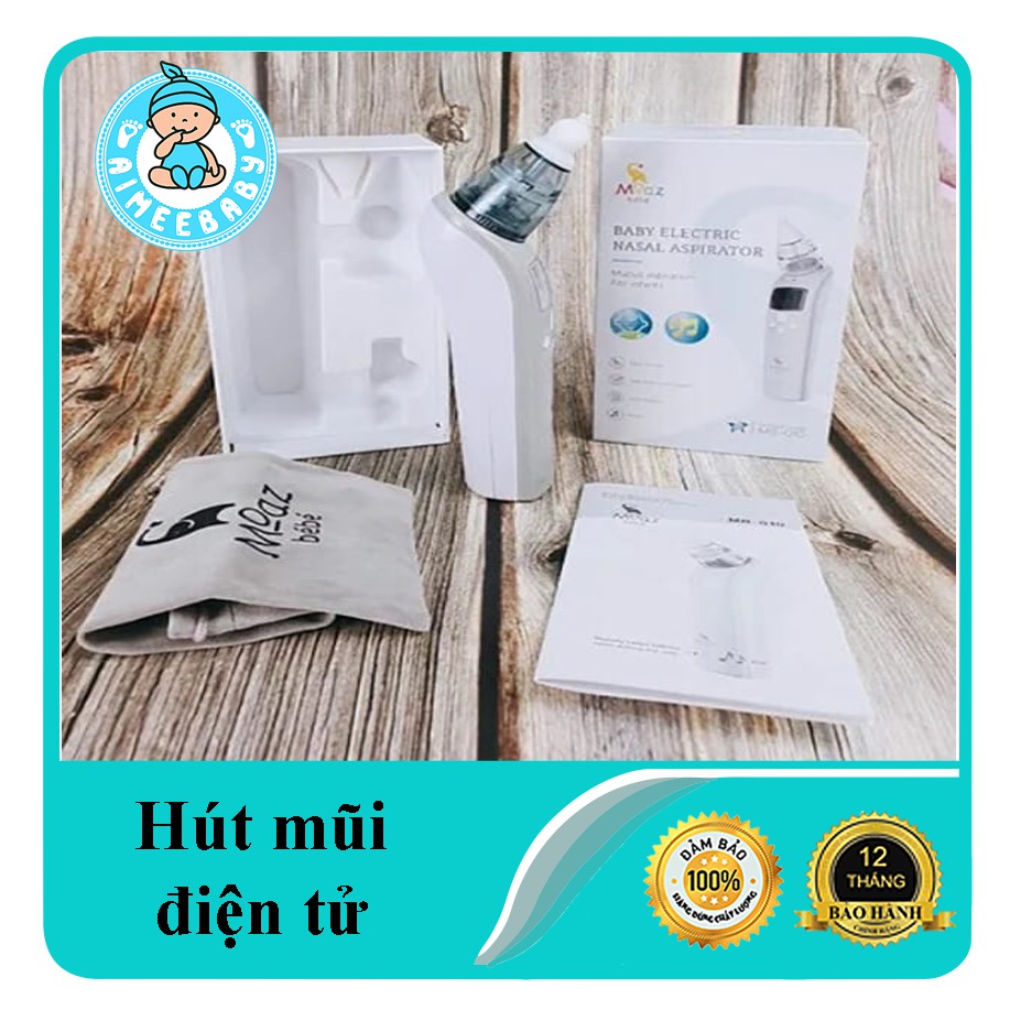 [HCM][Hàng CTY]Dụng Cụ Hút Mũi Máy hút mi điện tử Moaz Bébé MB-010Máy Hút Mũi Cho Bé Sơ Sinh Cao Cấp Làm Sạch Đường Hô Hấp Được Fda Phê Chuẩn Chất Lượng Cao - Bảo Hành 1 Đổi 1