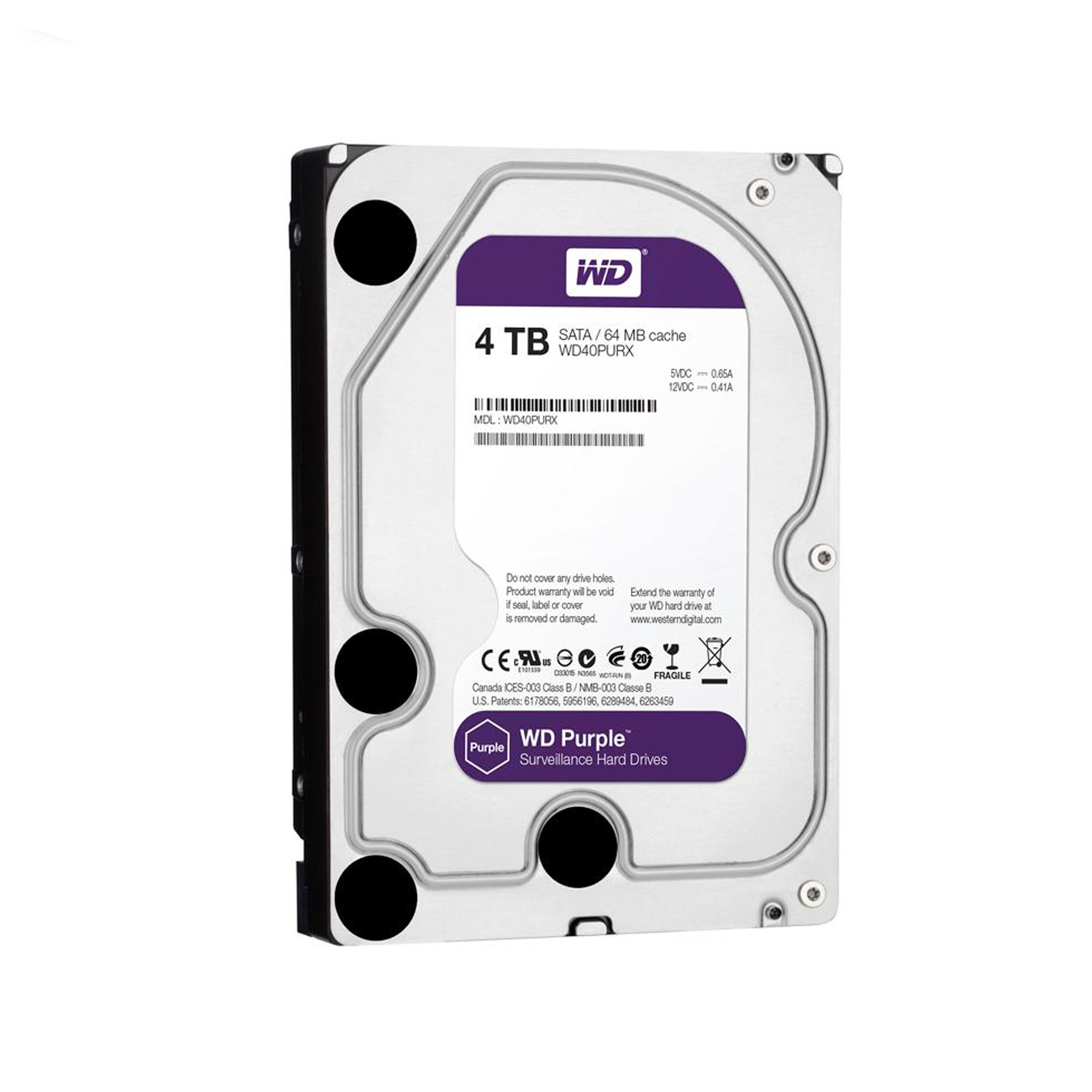 HDD Western Purple 4TB/5400 Sata 3 64Mb
