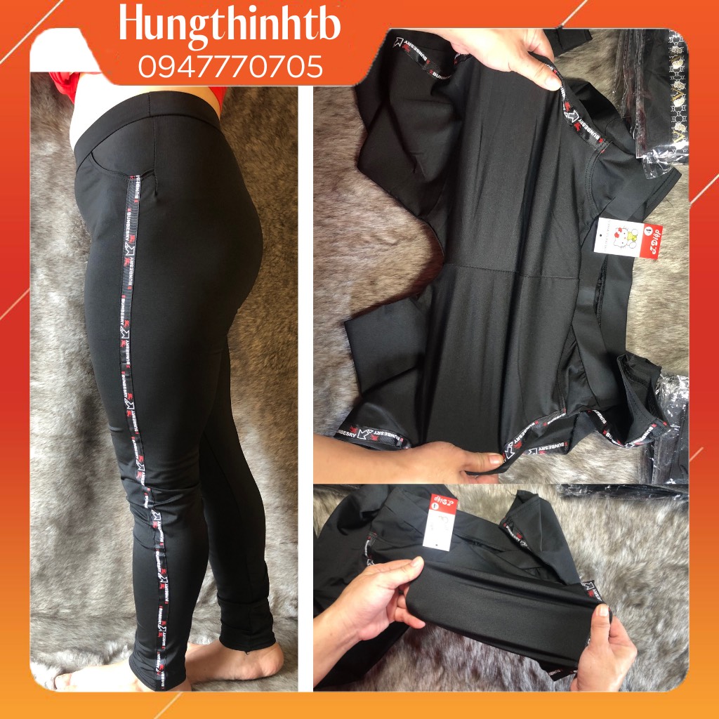 [HCM][ COMBO 3 QUẦN 100K ] [ 1 Quần 35k ]  Quần legging nữ quần umi hàn quần jogger vải umi co dãn 4 chiêu viền 2 biên nhiều màu săc quần legging màu đen có size từ 40kg đến size 55kg và size 55kg đến 70kg