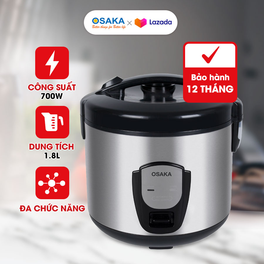 Nồi cơm điện 3d osaka rc-318p 1.8l