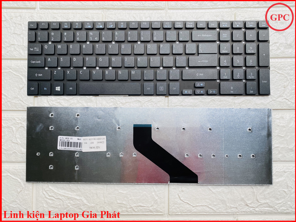 Bàn phím laptop acer 5830 e5-551 v3-571 e5-531 e5-572 es1-531 e5-571