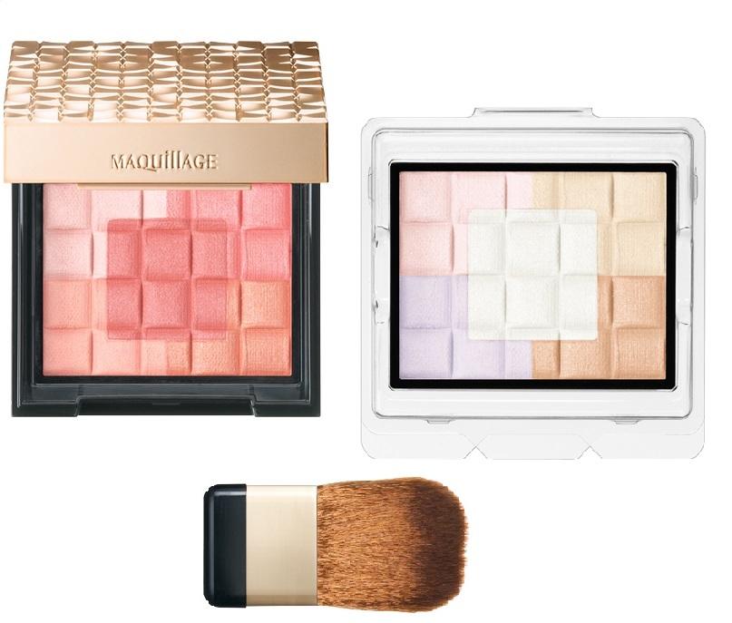 Bộ Phấn má kèm Highlight Shiseido Maquillage Dramatic Mood Veil 8gx2