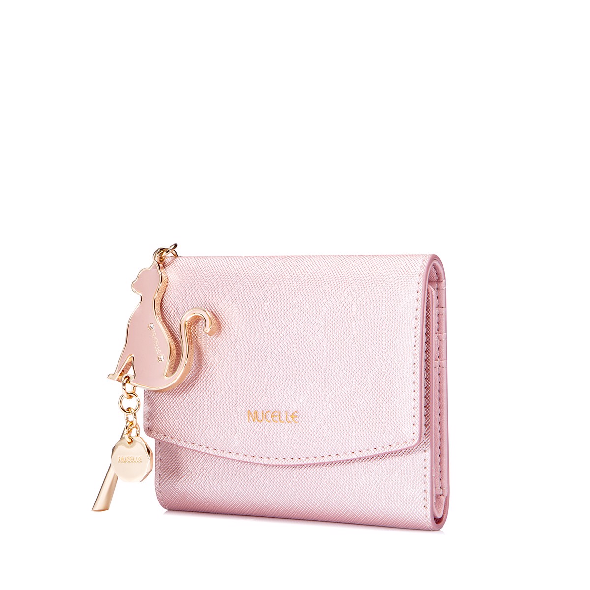 [HCM]Ví Nucelle mini charm mèo nữ tính 070662