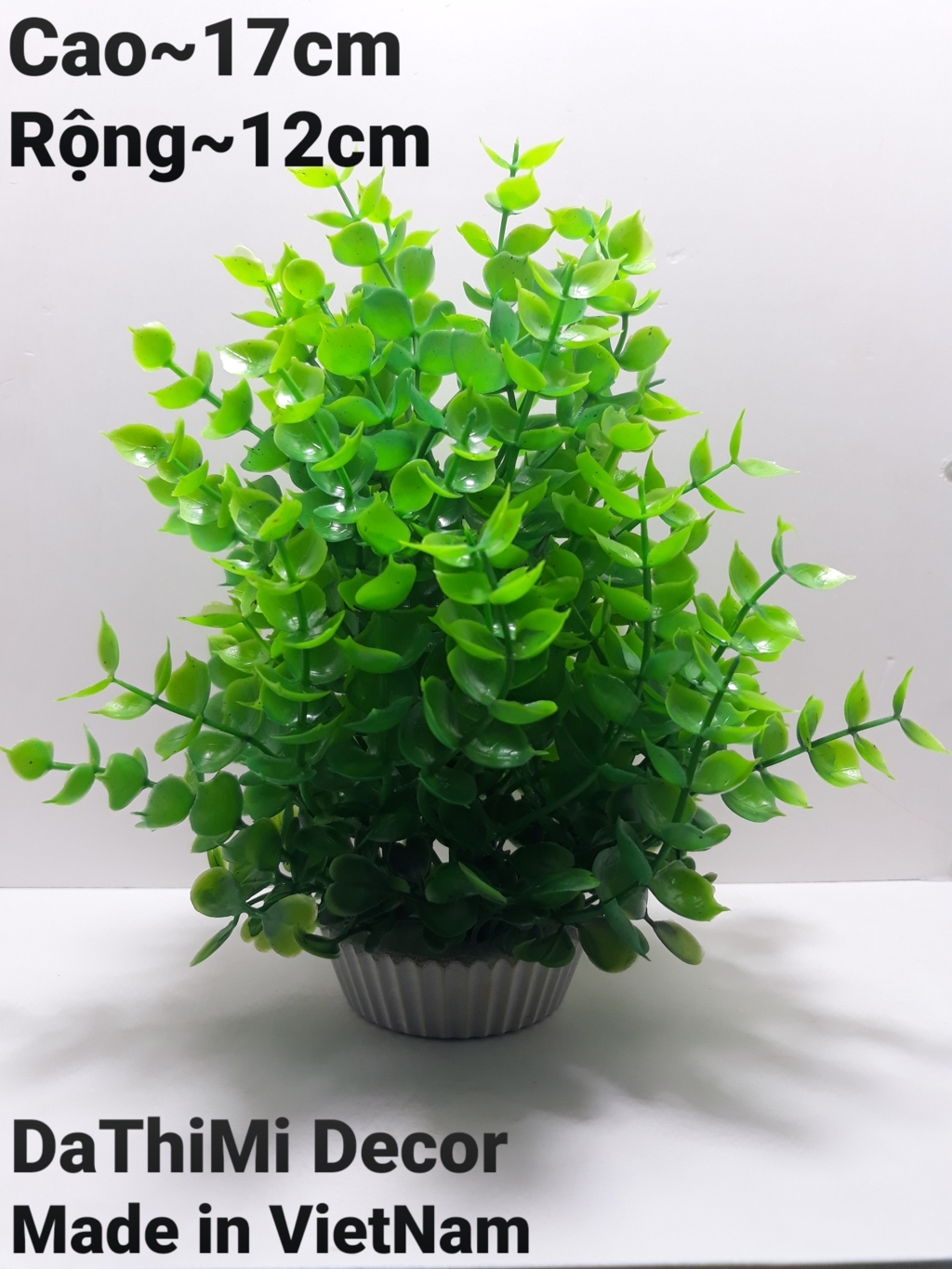 Cây cỏ nhựa 2 tầng ( Size Trung ) dùng để trang trí hồ cá, tiểu cảnh, bàn làm việc, bàn học .