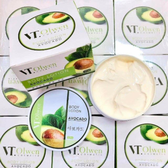 [HCM]Kem body bơ VT olwen kem body bơ dưỡng trắng da KEM BODY TRÁI BƠ VTOLWEN 250G