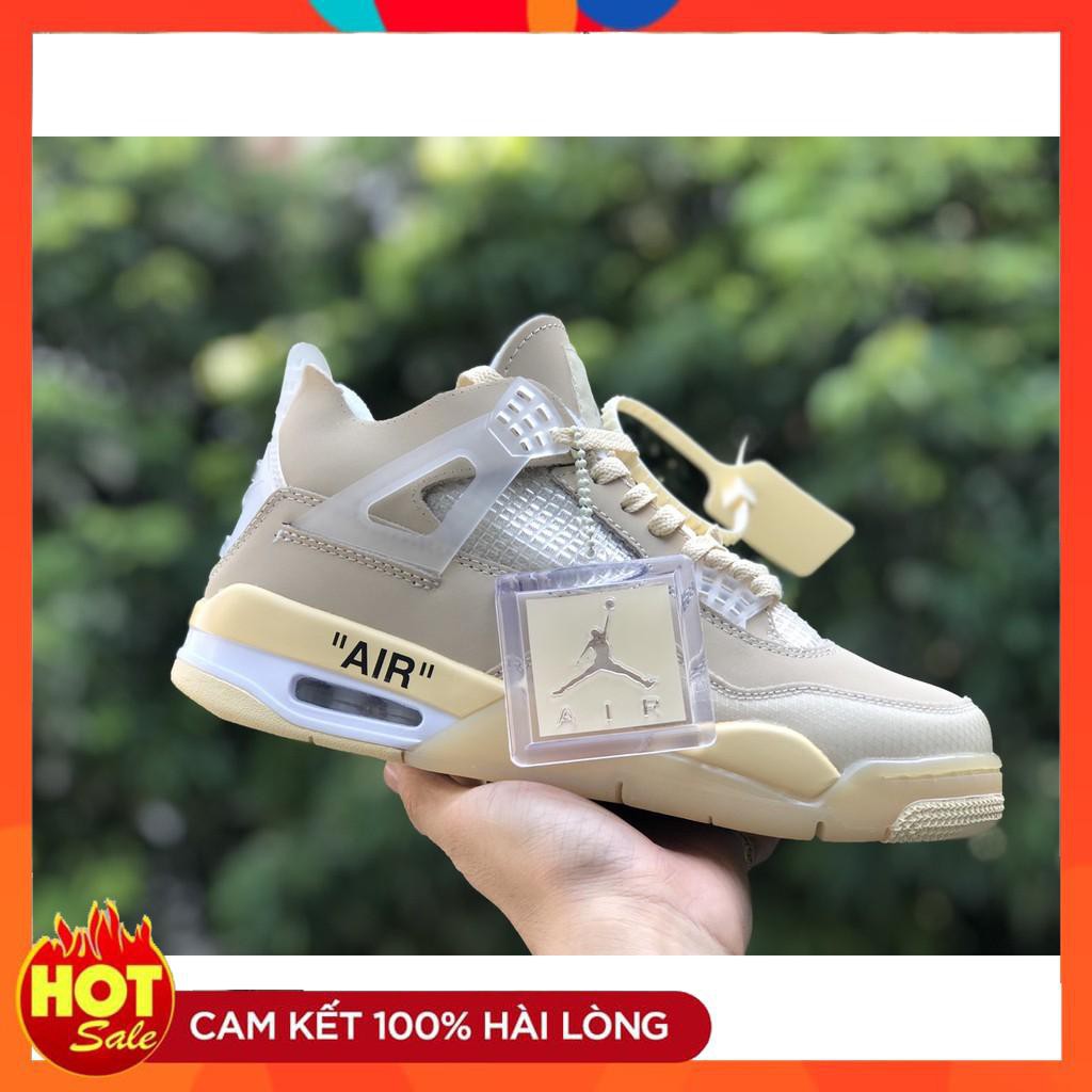 Giày bóng rổ JD4 Off White, Giày JD4 OFF Nam Nữ Cao Cấp full box bill