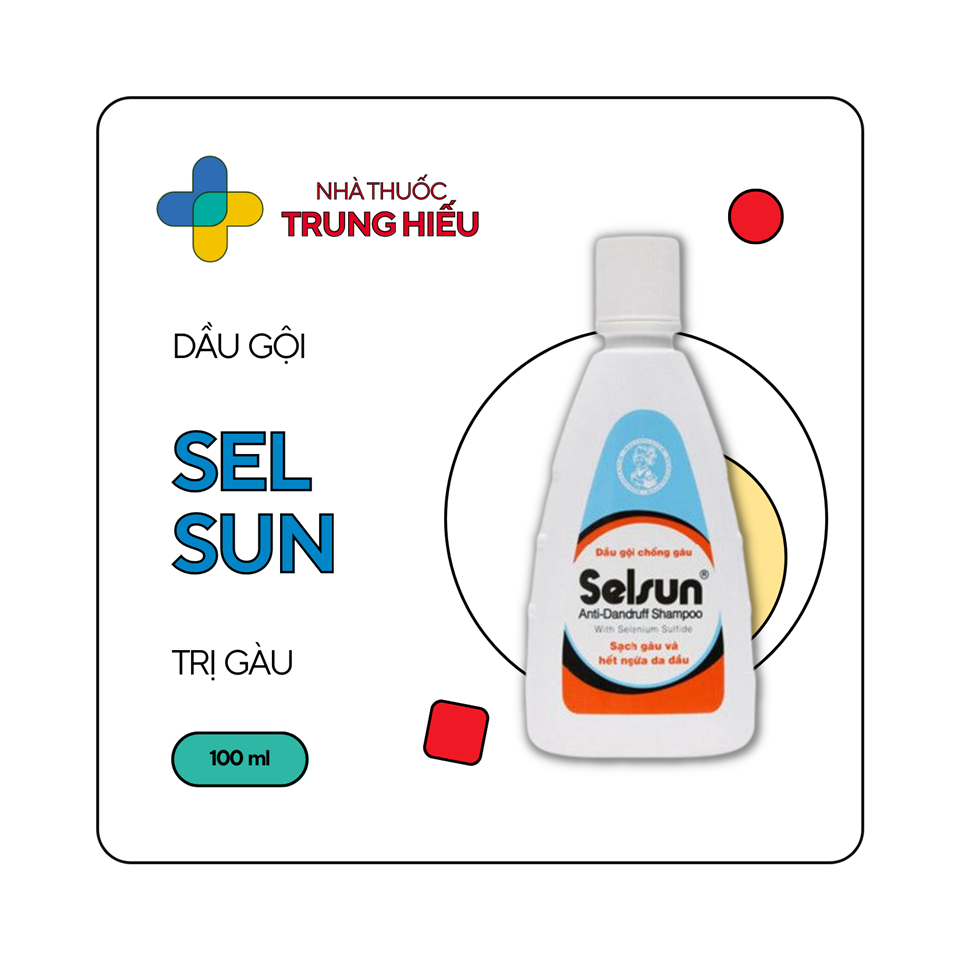Dầu gội chống gàu - selsun - sạch gàu hết ngứa
