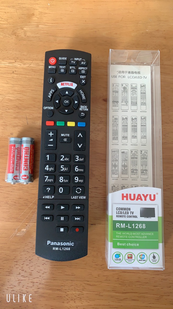 [HCM]Điều khiển TV từ xa HUAYU Rm-L1268 có nút Netflix cho TV PANASONIC