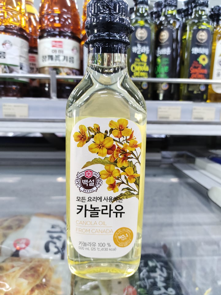 Dầu Hạt Cải Beksul Hàn Quốc 500Ml - 카놀라유