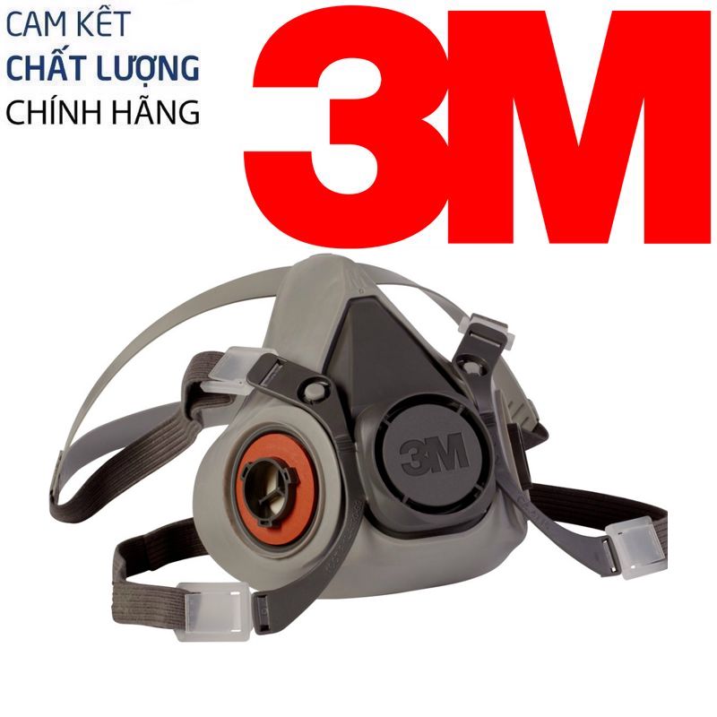 Mặt nạ phòng độc 3M 6200 hoặc 3M 6100 chỉ có mặt nạ không bao gồm các phụ kiện khác như phin lọc, tấm lọc, nắp đựng tấm lọc