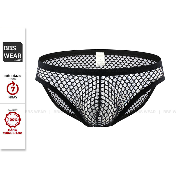 Quần lót lưới cho nam - quần sịp tam giác lưới siêu sexy bbs wear - br61