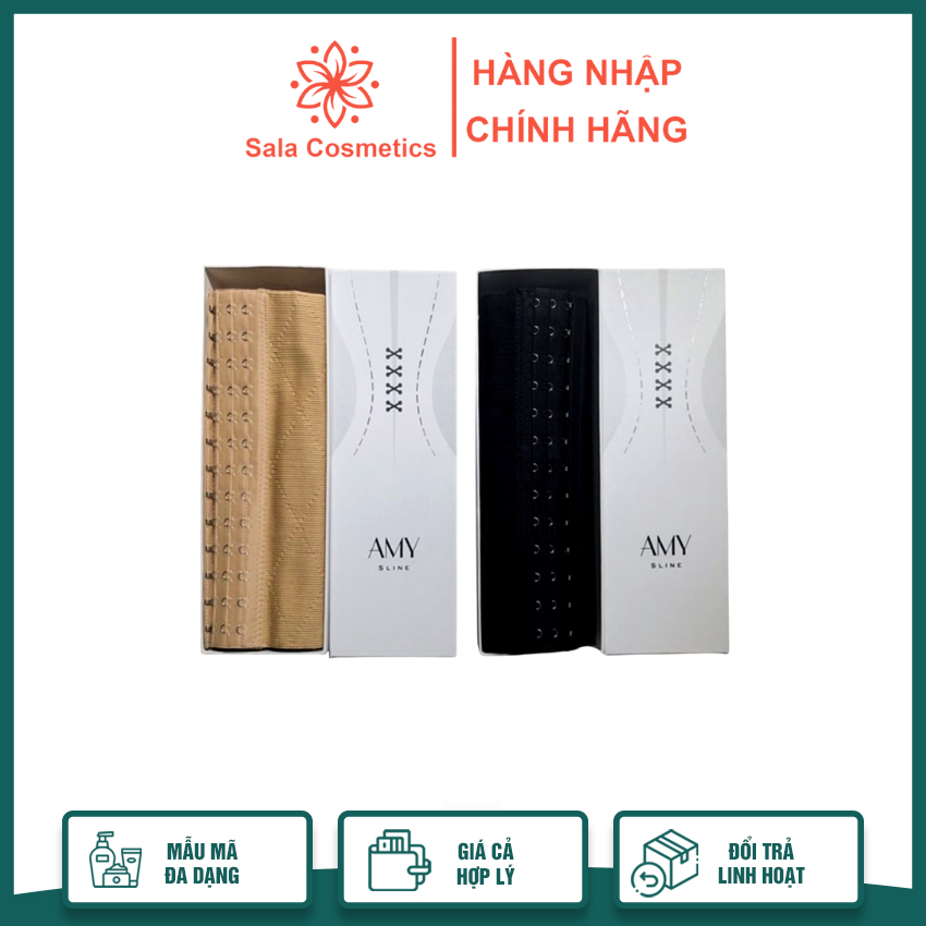 Đai nịt bụng giảm mỡ Amy Sline hỗ trợ cải thiện mỡ thừa vùng bụng, giúp vòng eo thon gọn - Sala Cosmetics