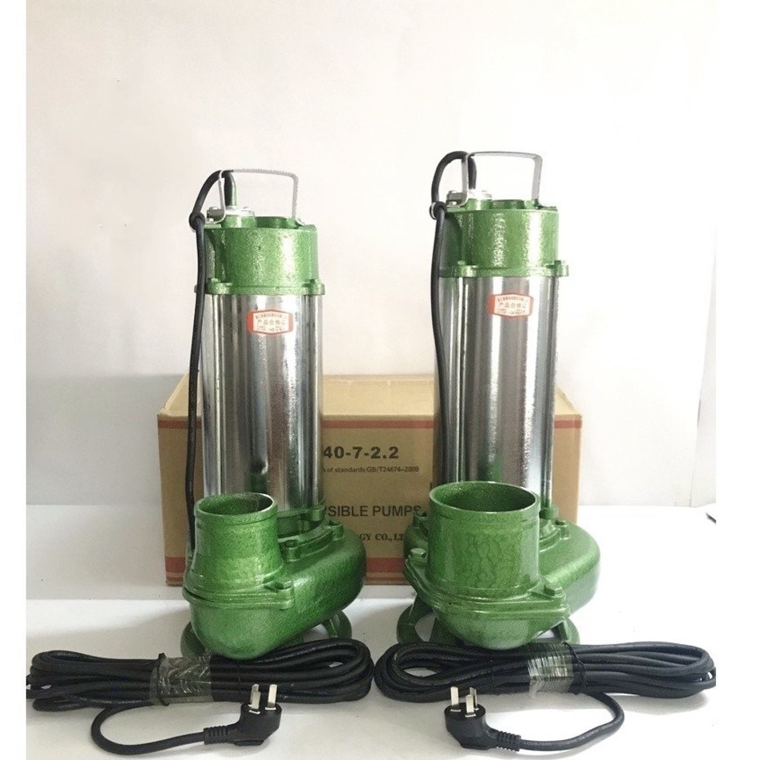 Máy bơm chìm bơm tõm bơm hút bùn 1500w 2200w dây đồng 100%