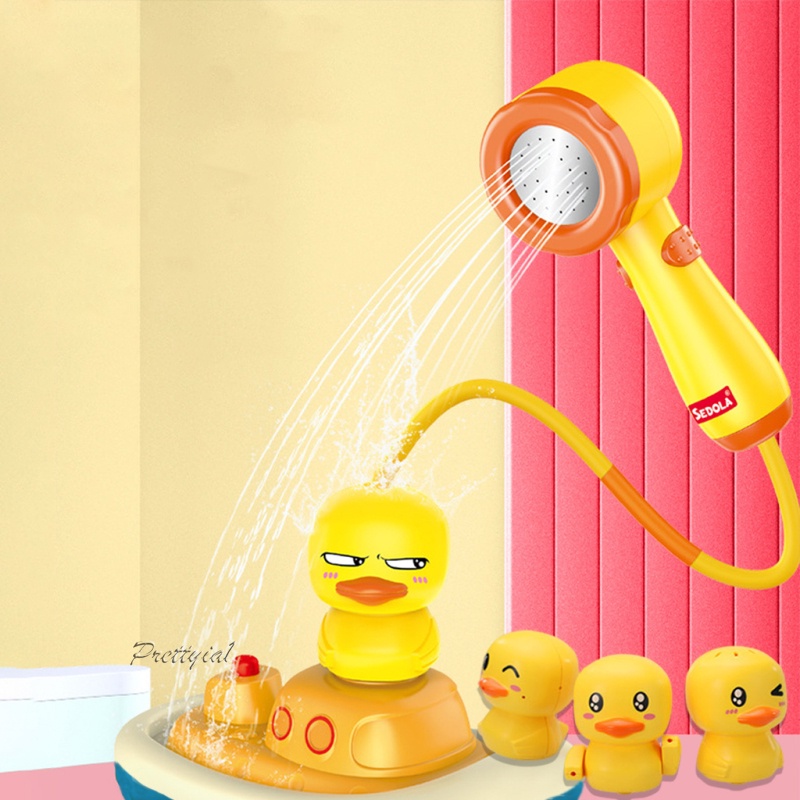 Vòi phun nước hình con vịt - Vòi phun nước con vịt - Vòi phun con vịt - Đồ chơi tắm vòi phun nước con vịt - Luna Baby