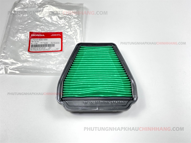 Lọc gió Winner X V2 V3 V4 chính hãng Honda, Tấm lọc khí Winner 150 - 17210K56V50