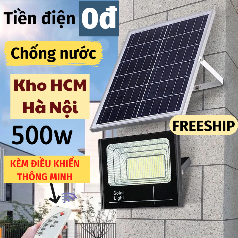 Đèn Pha Led, Đèn Năng Lượng Mặt Trời Siêu Sáng Chống Nước  LEON STORE