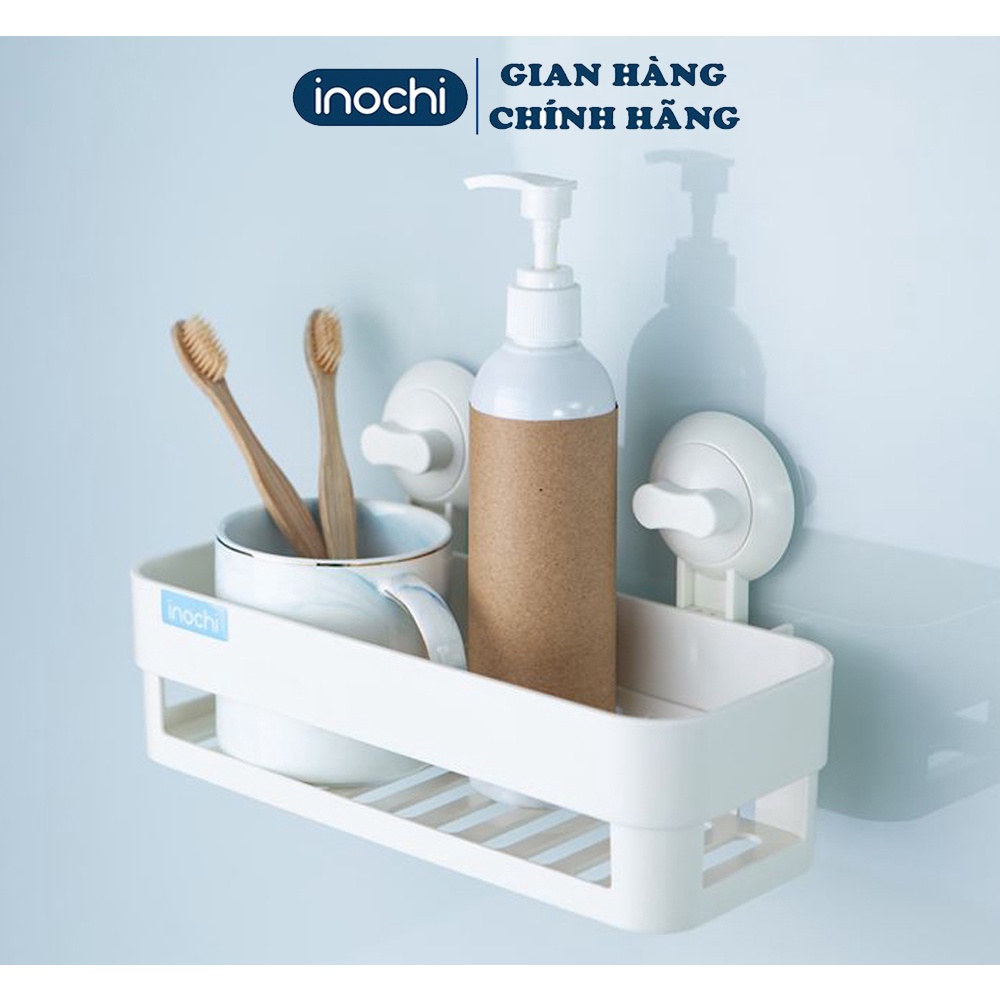 Kệ phòng tắm, kệ treo nhà tắm hít tường, giá treo túi rác INOCHI tiêu chuẩn Nhật Bản - Happy Life 4U