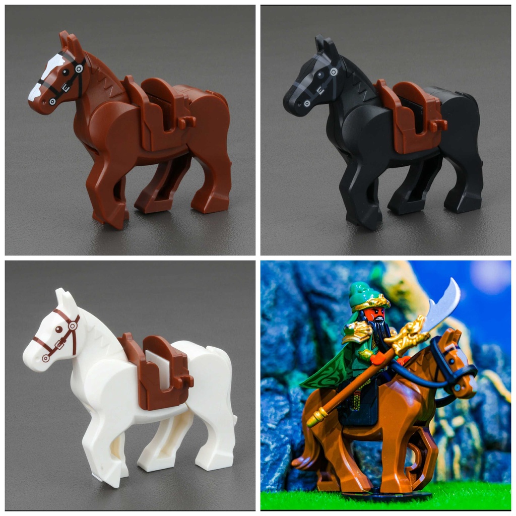 [Nhập RS0822 giảm 30k cho đơn 99k]Lego ngựa dành cho các tướng và lính trung cổ hoặc đội quân