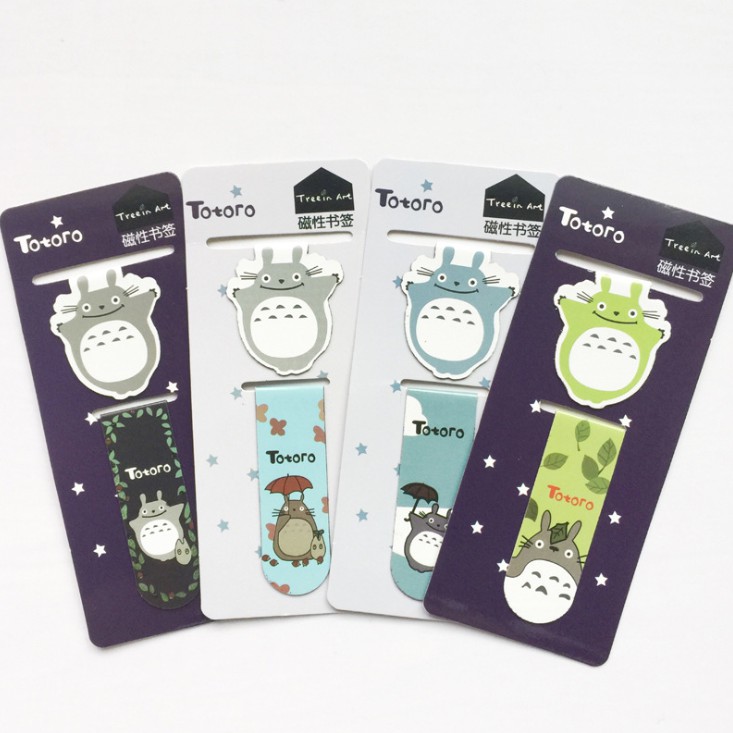 1 đánh dấu sách bookmark Totoro & Friends nam châm