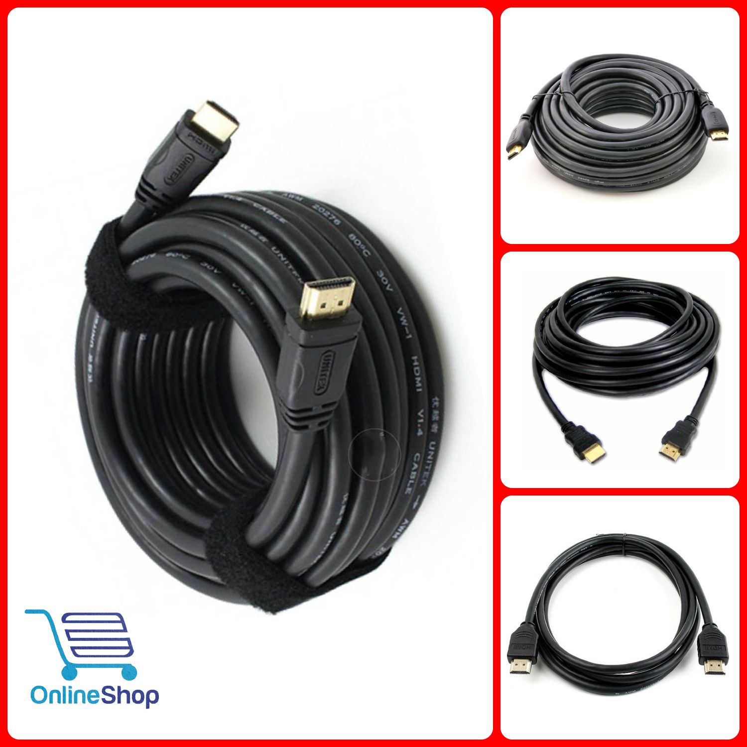 Cáp HDMI 10M, dây tròn, đường truyền tín hiệu cao,bền chắc với lớp vỏ nhựa cứng cáp.(màu đen).bảo hành khi mua hàng tại shop