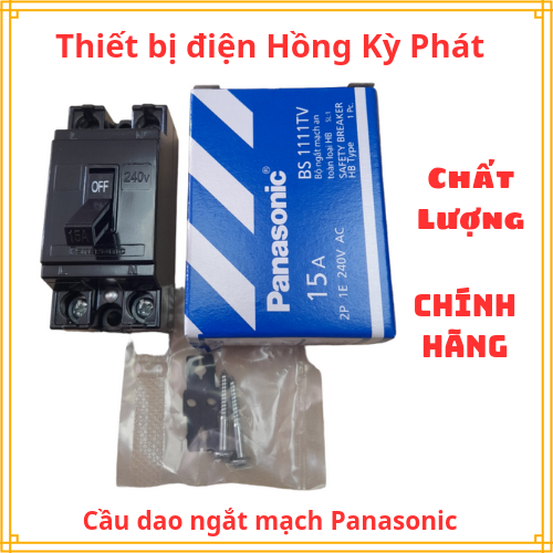 Cb cóc, cầu dao ngắt mạch an toàn panasonic 15a, 20a, 30a, 40a