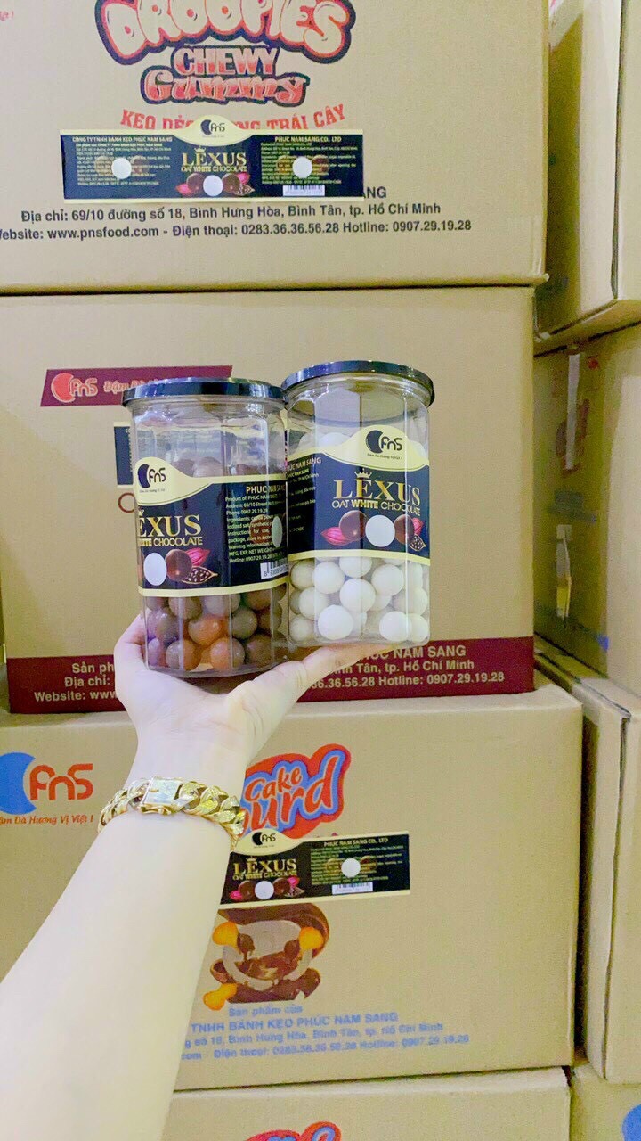 [HỦ 280G] Kẹo Lexus Oat White Chocolate siêu ngon tan chảy - Kẹo socola trứng - Socola lexus - Kẹo socola